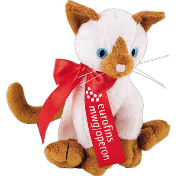 christmas stuffed cat