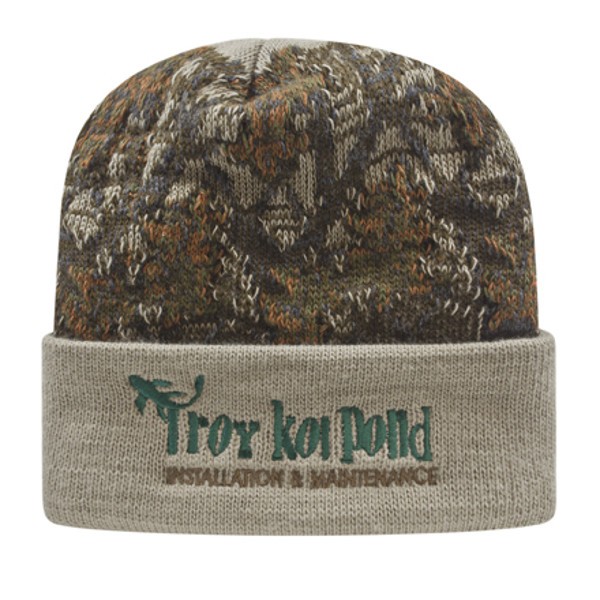 Custom Realtree Timber Camo Knit Cap Promotional Knit Caps