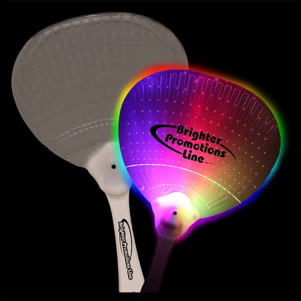 Custom Light-Up LED Hand Fan | Promotional Light Up Hand Fans in Bulk