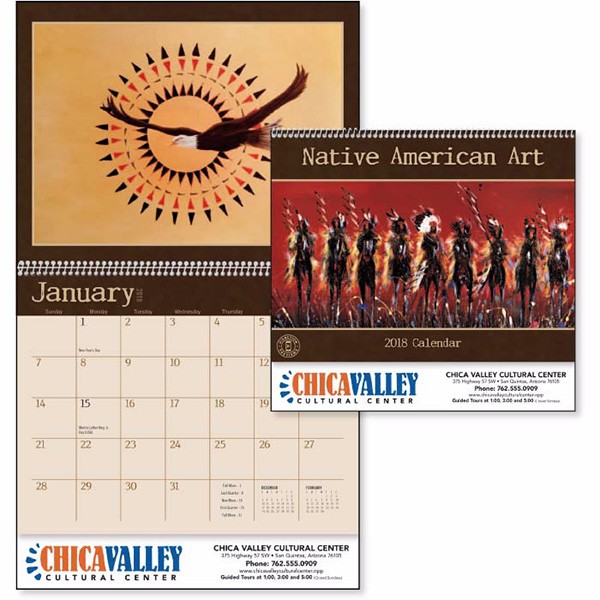 Native American Art Promotional Calendar 4AllPromos