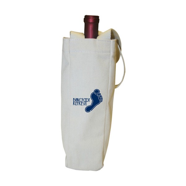 canvas wine bottle carrier