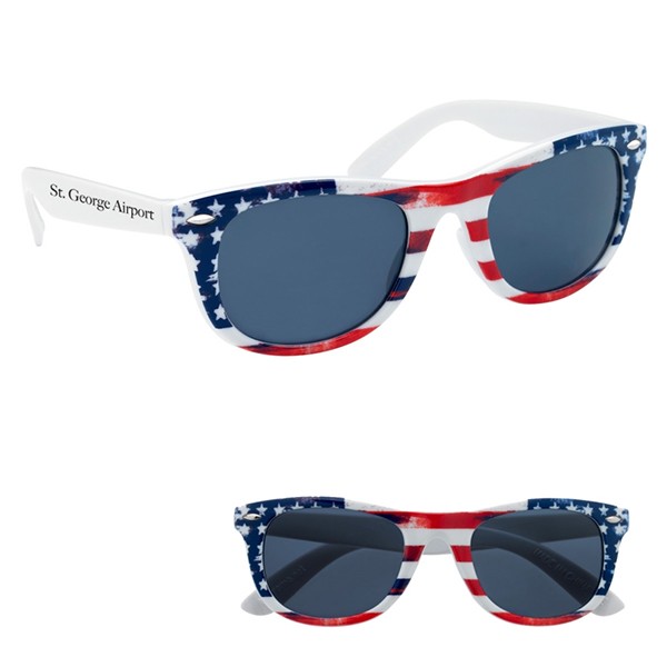 American Flag Branded Sunglasses | Bulk Wholesale Sunglasses