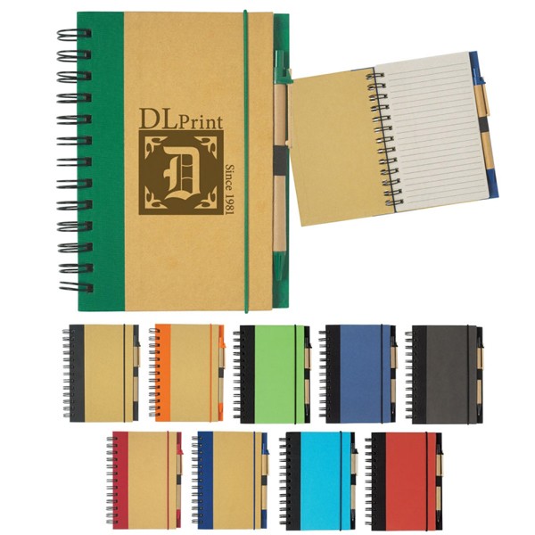 Custom Eco Friendly Spiral Notebook Custom Notebooks Wholesale 8516