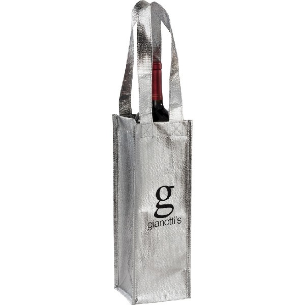 metallic wine bags