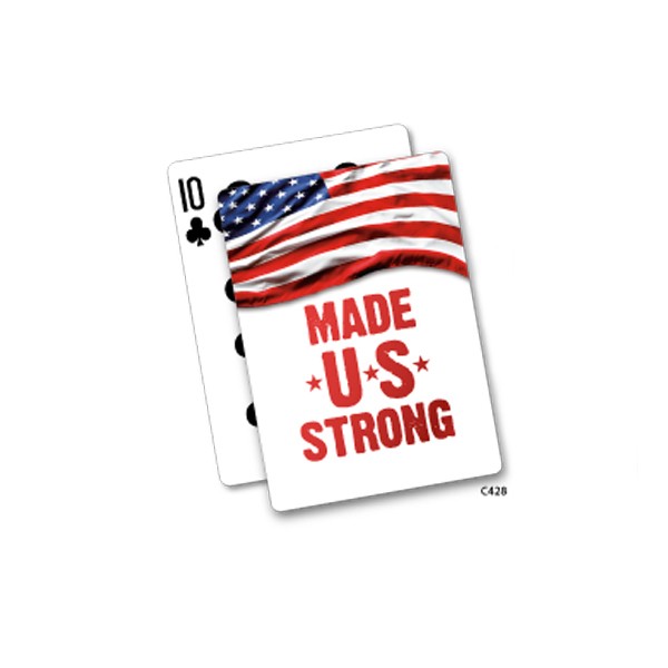 american flag playing cards