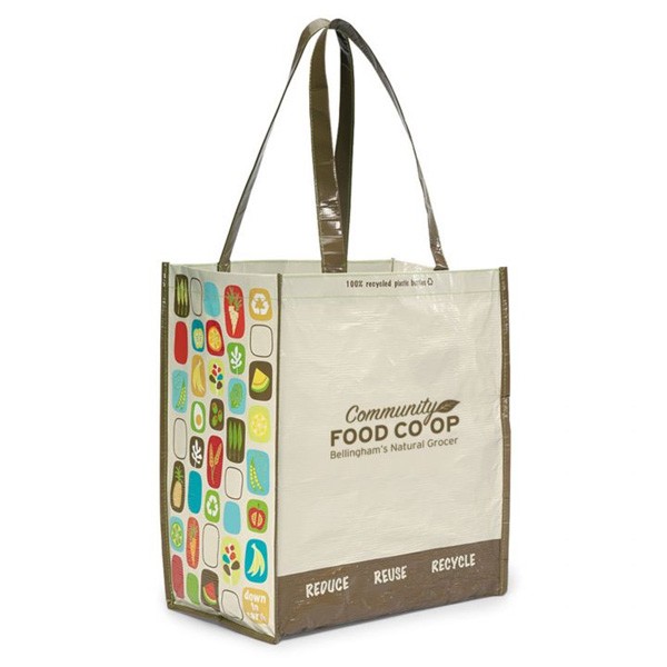 Laminated Recycled Shopper | Custom Laminated Shopping Eco Tote Bag