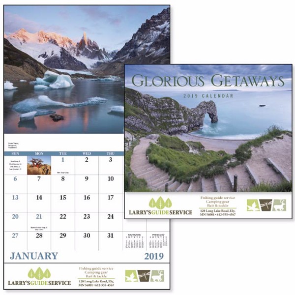 Promo Econo Appointment Calendar - Glorious Getaways | Custom Calendar