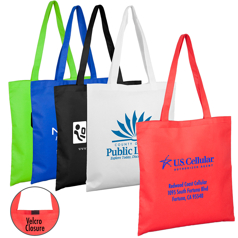 Promotional Velcro Closure Tote | 4AllPromos