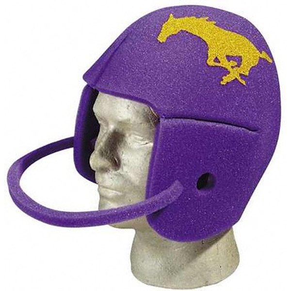 Promotional Foam Fan Hats with Football Helmet Band, Spirit Wear