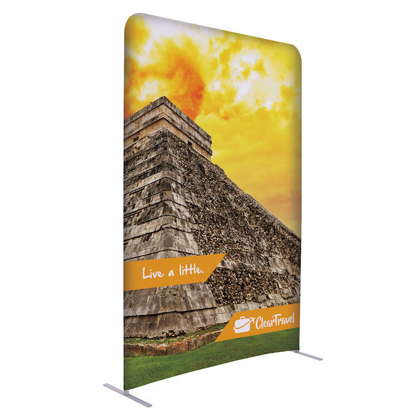 Tall Stretch Fabric 5' Wide Display Wall Kit