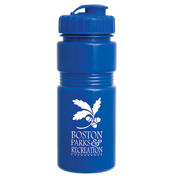 Translucent Recreation Bottle with Flip Top Lid (20 Oz.)